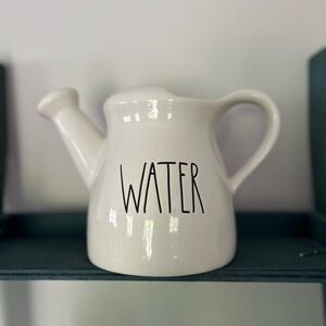 Rae Dunn White Ceramic Water Pitcher Modern Art Design